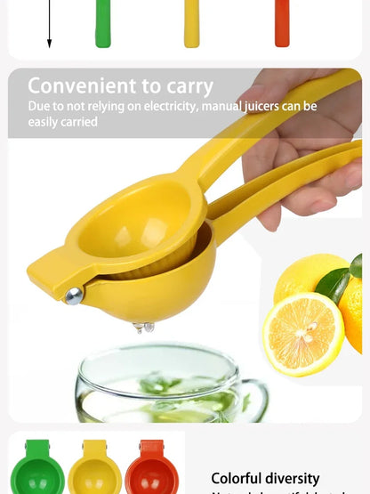 Home Manual Lemon Squeezer Aluminum Alloy Hand Pressed Orange Fruit Juicer Portable Practical Kitchen Tools Mini Blender