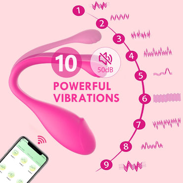 Wireless Bluetooth APP Vibrator Female Remote Control Egg Clitoris Stimulator G Spot Massager Sex Toys for Women Adults Panties