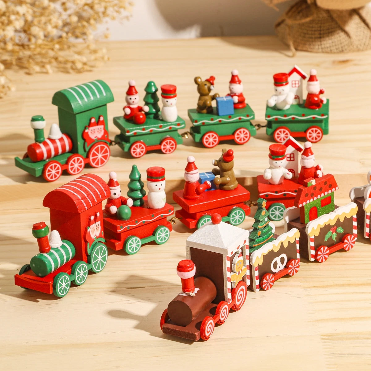 Christmas Train Decorations for Home. Christmas Ornament Xmas.