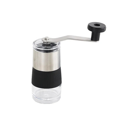 New Mini Hand Shake Manual Grinding Convenient Stainless Steel Ceramic Core Coffee Bean Grinder Visual Coffee Machine