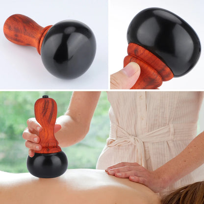 Electric Heating Bian Stone Gua Sha Massager Hot Compress Body Physiotherapy Tool Back Face Massage Warm Moxibustion Guasha Tool