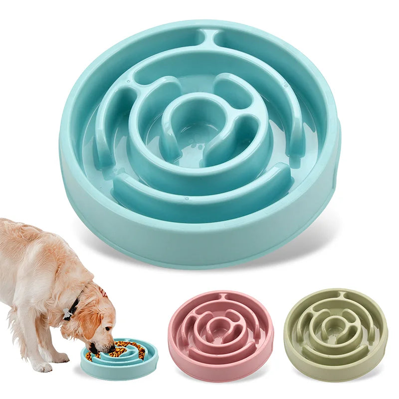 Slow Food Bowl For Pets, Neck And Choking Food For Pets, Suitable For Pet Cats And Dogs, Easy to Clean And Very Durable