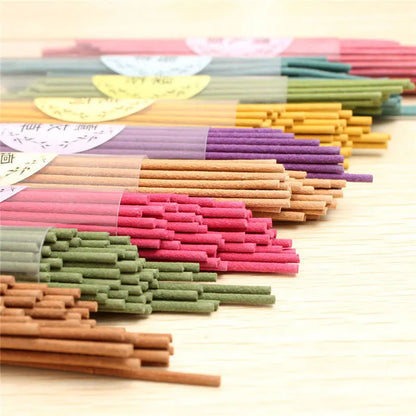 60sticks Thread Incense Lavender Sandalwood Aromatherapy Purifying Air Chinese Style Joss-stick Burning Incense Stick Meditation