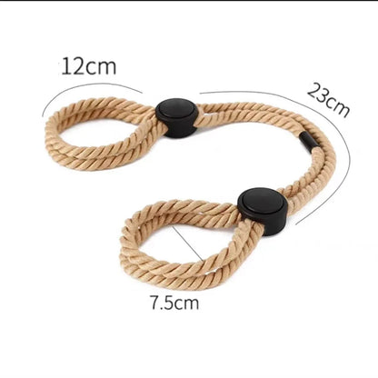 Sex Toys Tools Adjustable Erotic Slave Bdsm Bondage Restraint Rope Handcuffs Wrist Flirting Fetish Adults Games Sex Toy