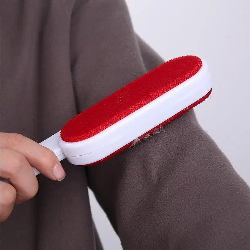 Self-cleaning Lint Sticking Roller 2 Sides Dedusting Brush Pet Hair Remover Brush Removing Dog Cat Hair from Sofa Carpet Clothes