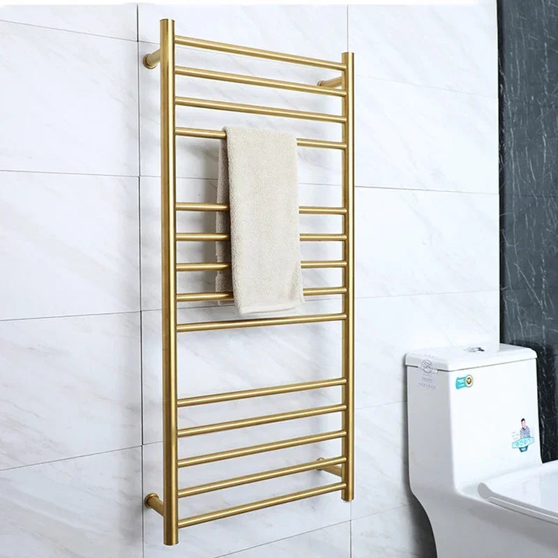 Electric Bath Towel Rack Heating Electric Towel Holder Electric Towel Heater Rack 110CM*52CM, Hidden/Exposed Installation,