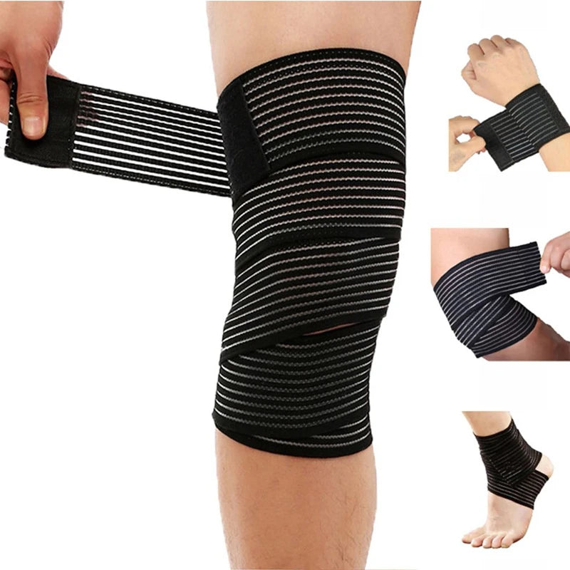 Knee Pad Joint Tape Knee Gym Sport Knee Bandage Tape Crossfit Protective Elastic Tape Sports Bandage Fitness Protection Aid