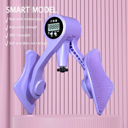 Digital Counter Hip Trainer Leg Trainers Pelvic Floor Muscle Strength Adjustable Leg Exerciser Inner Thigh  Fitness Equipment