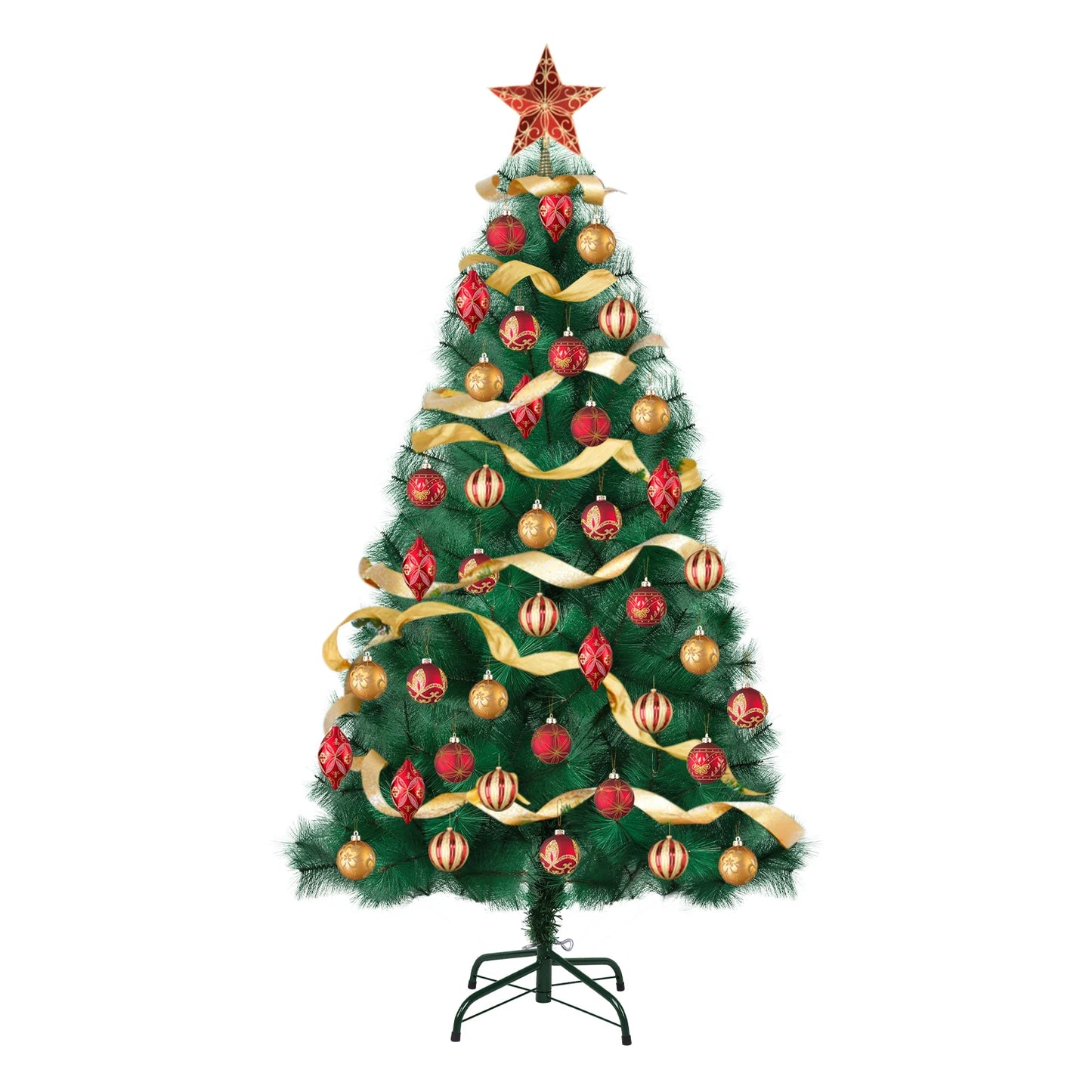 150cm Christmas Tree 5ft Artificial Tree with Metal Stand Pink White Blue Christmas Tree