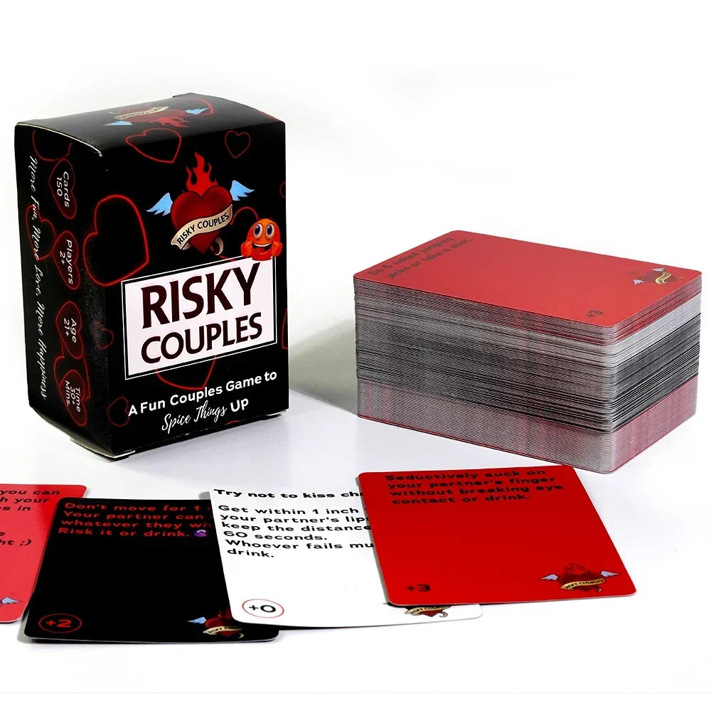 Risky Couples Super Fun Couples Game For Date Night 150 Spicy Dares  Questions For Your Partner Romantic Anniversary Card Game