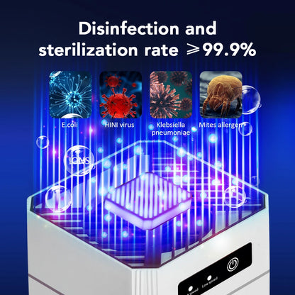 Smart Air Purifier Negative Ions Generator Nano Filtration Formaldehyde Removal Intelligent Secondhand Smoke Air Ozonizer