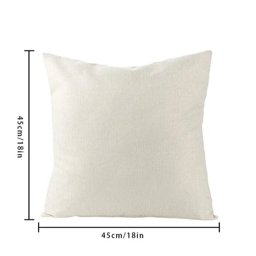 Christmas Cushion Cover 45X45cm Linen Pillowcovers Sofa Cushions Golden Pillowcase Home Decorative Throw Pillows Happy New Year