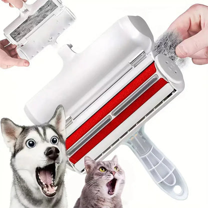 Pet Hair Remover Roller Removing Dog Cat Self Cleaning Lint Pet Hair Remover Pet Hair Remove Cleaning One Hand Operate