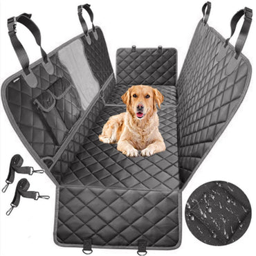 100% Waterproof 6 In 1 Scratchproof Nonslip Back Seat Protector Mesh Visual Window Dog Car Back Seat Extension