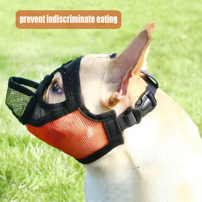 Pet Dog Muzzles Adjustable French Bulldog Muzzle Dog Mouth Mask Breathable Muzzle for Anti Stop Barking Supplies Prevent Biting