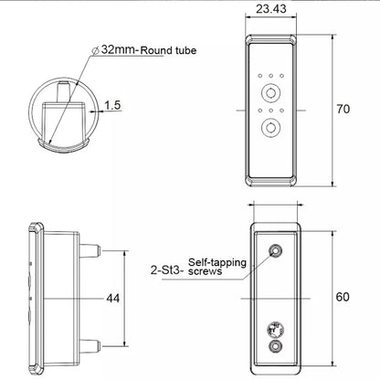 Bath Towel Rack Dryer Electric Thermostat Heater for Bathroom Towel Rail Bathroom Accessories