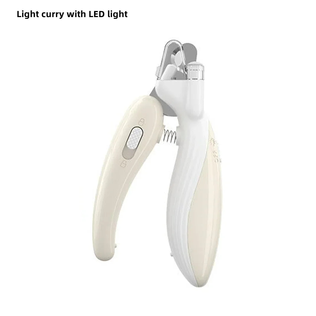 Pet Nail Clippers Dog Cat Nail Trimmer Labor-Saving Nail Clipper Convenient LED Electric Nail Grinder Dog Grooming Pet Scissors