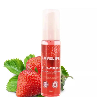 Edible Lubricant Strawberry Flavor For Water Based Lubricant Oral Oil Adult Body Massage Gel