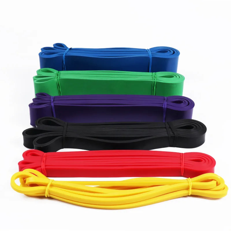 Tough Latex Resistance Band Elastic Exercise Strength Pull-Ups Auxiliary Band Pilates Gym Fitness Equipment Strengthening Train