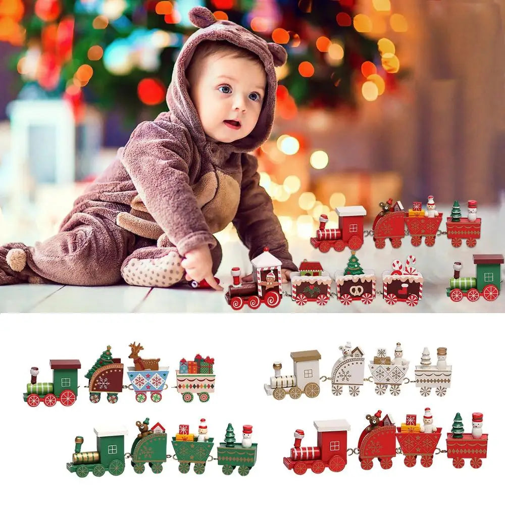 Christmas Train Decorations for Home. Christmas Ornament Xmas.