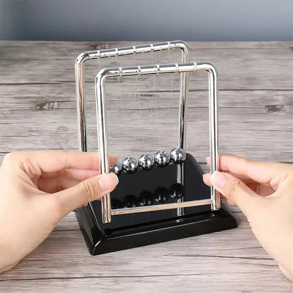 Newton's Cradle Balance Steel Ball Teaching Supplies Physics Science Pendulum Desktop Toys Stress Relief Gifts Home Decoration