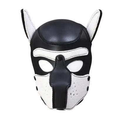 Detachable Mouth Gag Hood, Puppy Play Mask, BDSM Bondage Fetish Toys for Women Men