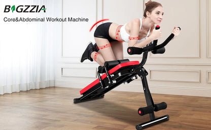 Machine, Ab Workout Equipment Machine for Stomach Workout Foldable Abdominal Trainer for Home Gym Adjustable Ab Exercise Bench