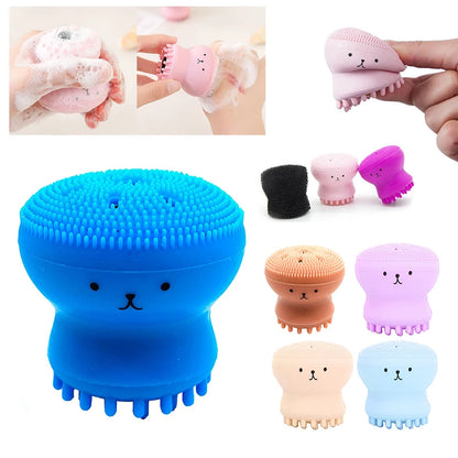 Silicone Face Cleansing Brush Facial Deep Pore Skin Care Scrub Cleanser Tool New Mini Beauty Soft Deep Cleaning Exfoliator Tool