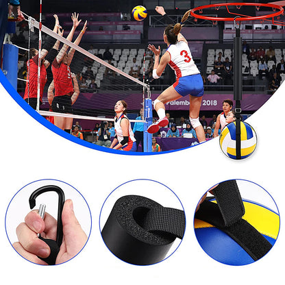 Volleyball Spiking Training Aid Adjustable Belt Solo Serve Training Equipment Bouncing Train Rope Beach Volleyball Accessories