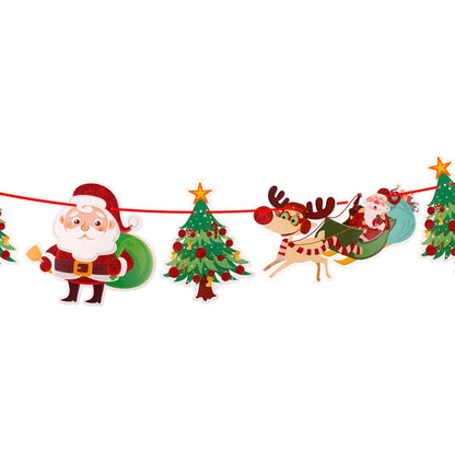 Christmas Banner Garland Merry Christmas Decorations for Home Christmas Ornaments.