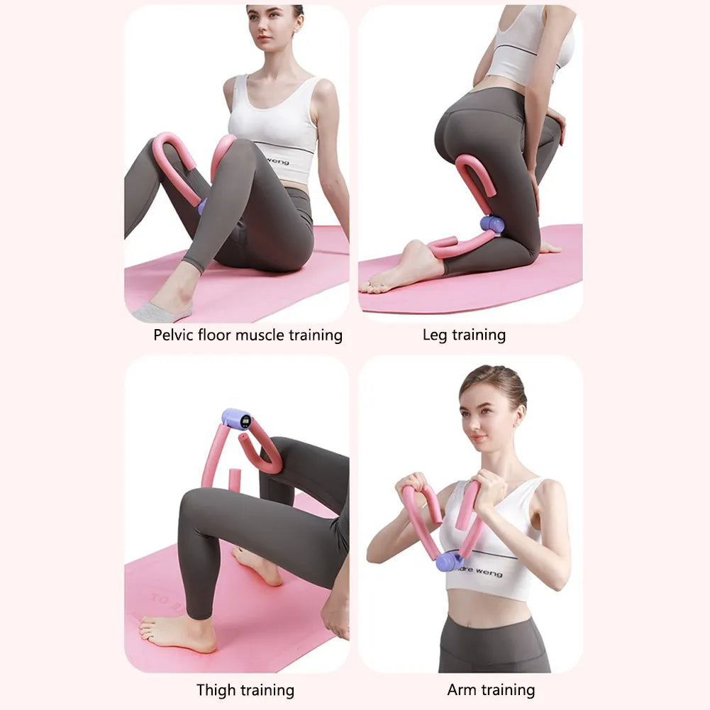 Digital Counter Hip Trainer Leg Trainers Pelvic Floor Muscle Strength Adjustable Leg Exerciser Inner Thigh  Fitness Equipment