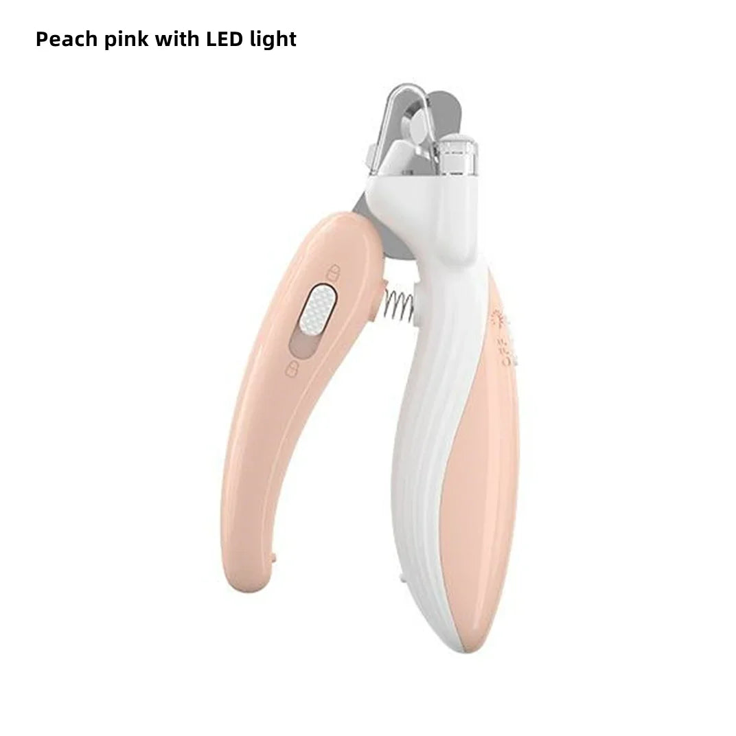 Pet Nail Clippers Dog Cat Nail Trimmer Labor-Saving Nail Clipper Convenient LED Electric Nail Grinder Dog Grooming Pet Scissors