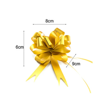 10/20/50pc Pull Bows Gift Knot Ribbon Christmas/Wedding Gift Decoration Knot Birthday Decor Gift Wrapping Bows Packing Car Decor