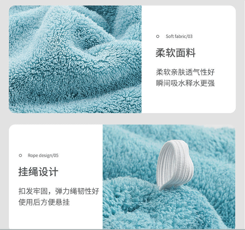 Cute Cat Hair Cap Microfiber Hair Towel Long Hair Quick Dry Hat Bath Towel Strong Water Absorbent Women Wrap Wiping Hair Towel