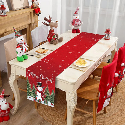 Christmas Table Runner Decoration for Home Xmas Party Decor