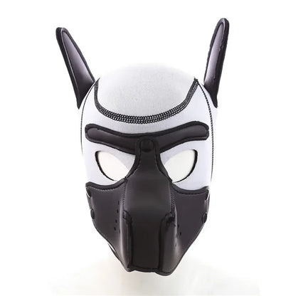 Detachable Mouth Gag Hood, Puppy Play Mask, BDSM Bondage Fetish Toys for Women Men