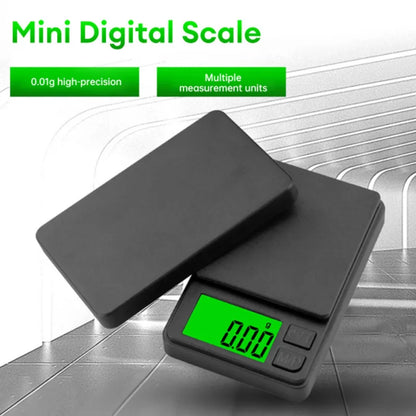 Precision Pocket Scale 1000g X 0.01g - Digital Gram, Food, Jewelry, Ounces/Grains Scale with Backlit LCD - Mini Scale for Travel