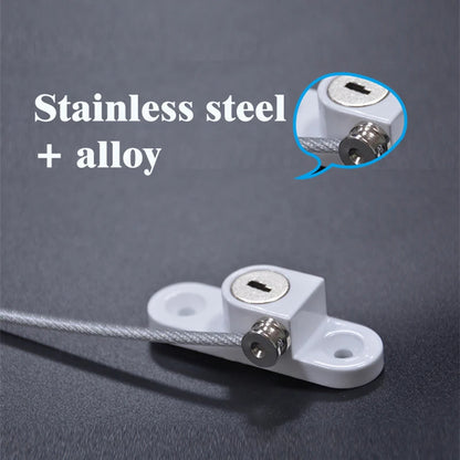 Child Safety Lock Window Lock Stainless Steel Cable Use Screws To Fix Baby Safety Accessories Security Protection