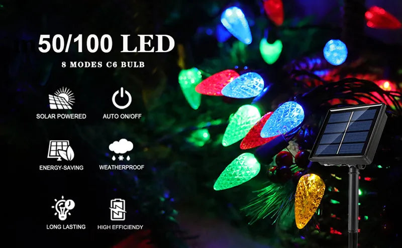 LED Curtain String Lights Christmas Garland Decor Fairy Light 8 Modes USB Remote Control Wedding Holiday Party for Bedroom Home