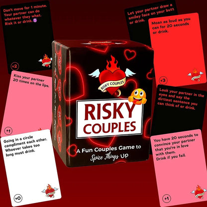 Risky Couples Super Fun Couples Game For Date Night 150 Spicy Dares  Questions For Your Partner Romantic Anniversary Card Game