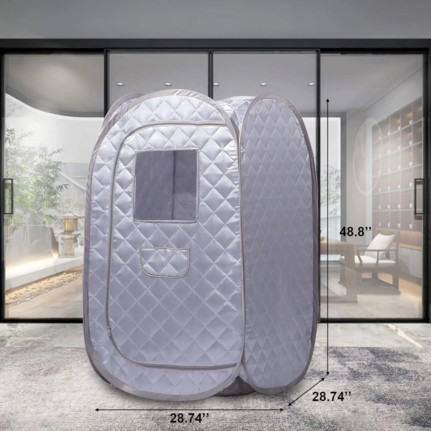 Full Body Larger Sauna Tent For Portable Bath Fold Cabin Room Not Include Steam Generator