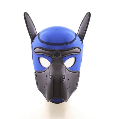 Detachable Mouth Gag Hood, Puppy Play Mask, BDSM Bondage Fetish Toys for Women Men