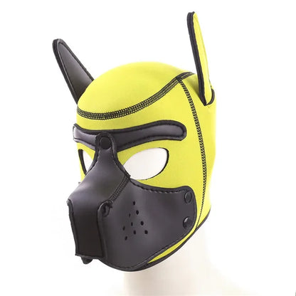 Detachable Mouth Gag Hood, Puppy Play Mask, BDSM Bondage Fetish Toys for Women Men