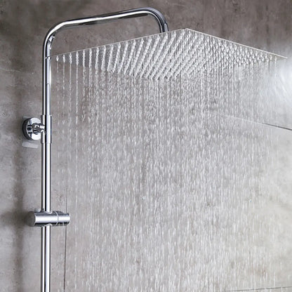 8/10/12 Inch Rainfall Shower Heads Stainless Steel Square Showerhead Ultra Thin Waterfall Shower Head Pressurized Shower Head