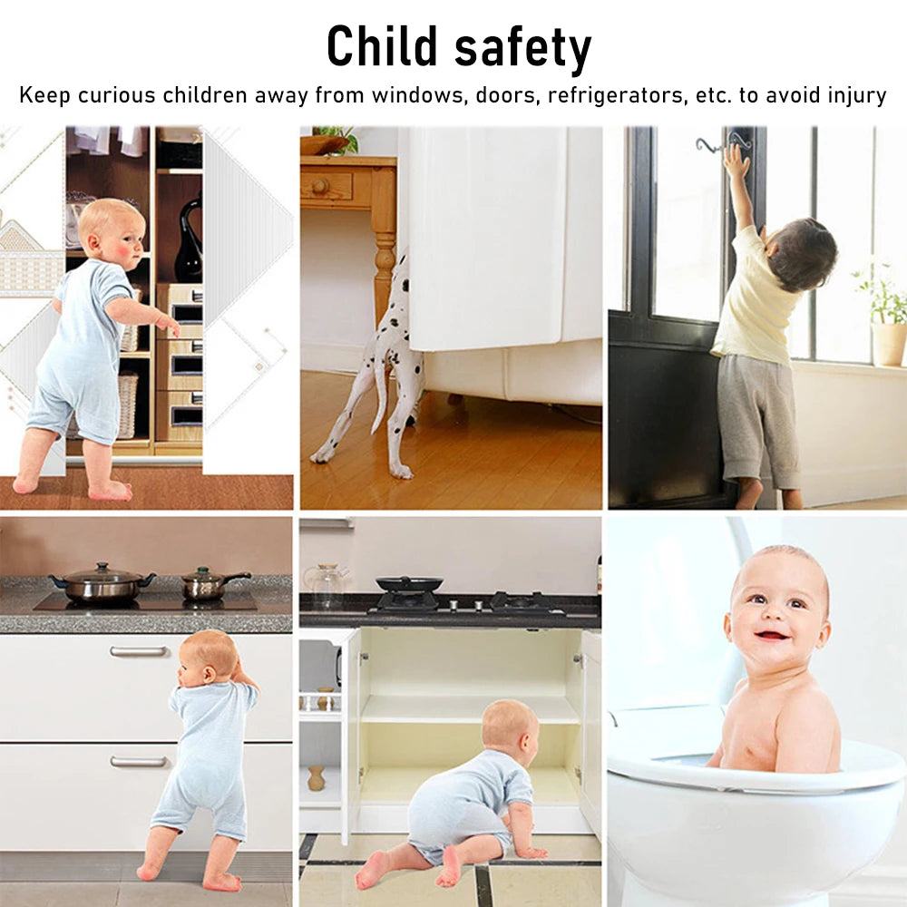 Child Safety Lock Window Lock Stainless Steel Cable Use Screws To Fix Baby Safety Accessories Security Protection