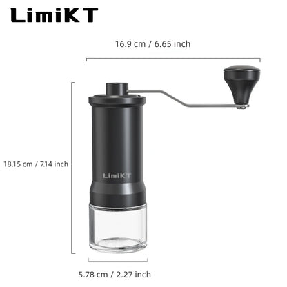 LimiKT Hand-Cranked Coffee Machine Home Small Manual Grinder Hand-Cranked Bean Grinder Coffee Bean Grinder