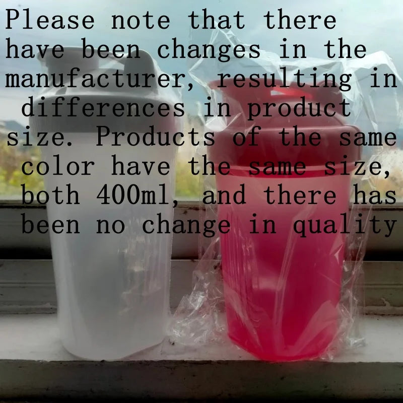 Shaker Bottles Sport Water Cups Whey Protein Powder Mixer Bottle Fitness Gym Shaker Outdoor Portable Plastic Drink Cup