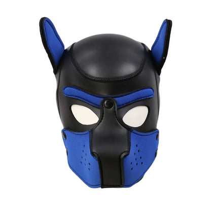 Detachable Mouth Gag Hood, Puppy Play Mask, BDSM Bondage Fetish Toys for Women Men