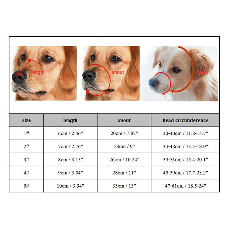 Soft Silicone Pet Dog Muzzle Anti-biting Stop Barking Chewing Mask Adjusting Pets Muzzles for Small Medium Large Dog Supplies