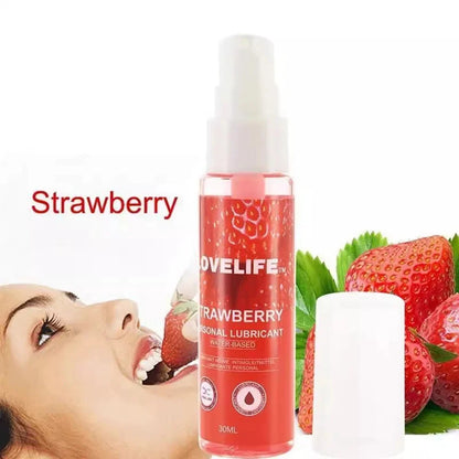 Edible Lubricant Strawberry Flavor For Water Based Lubricant Oral Oil Adult Body Massage Gel